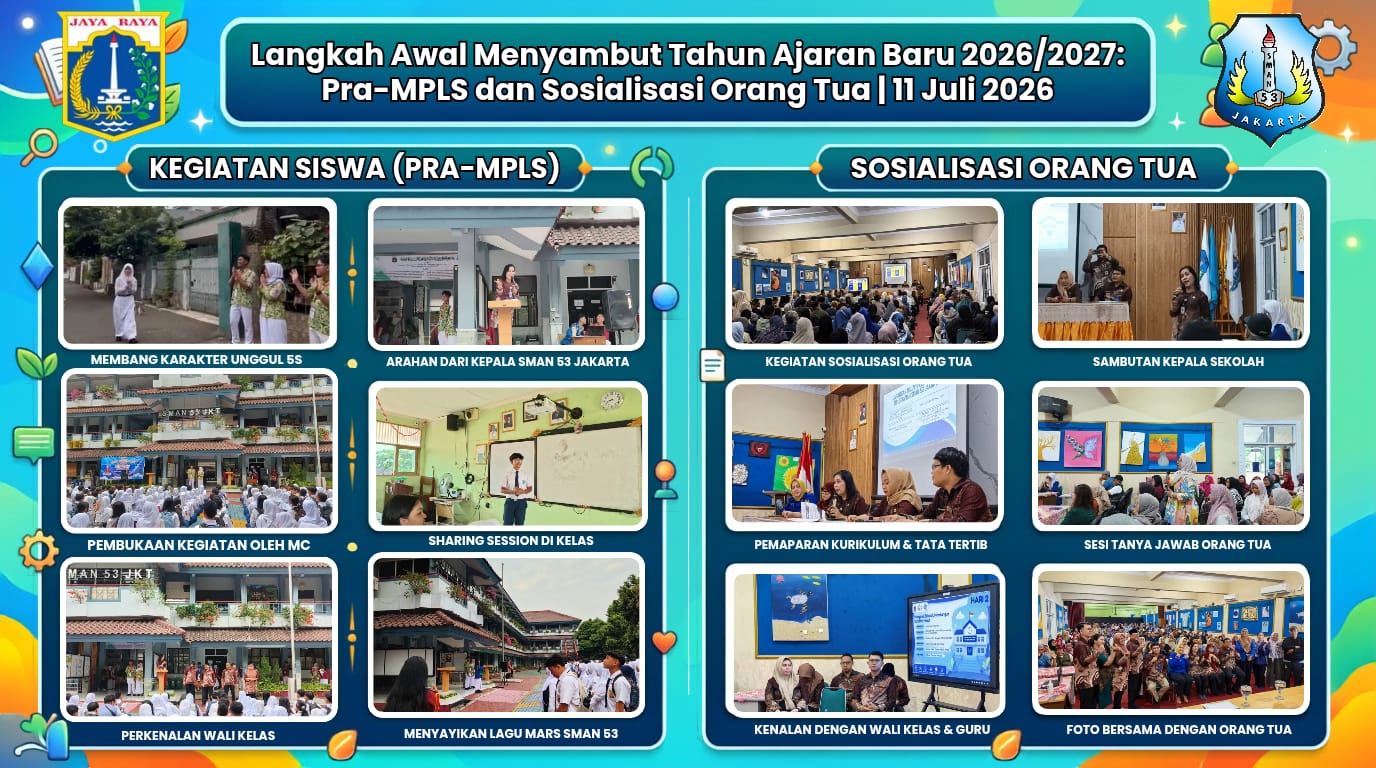 Pra MPLS SMAN 53 Jakarta Tahun Ajaran 2026/2027